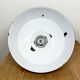 Industrial Black Enamel Factory Lamp with Cast Iron Top, 1950s