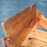 Set of Scandinavian Pine Side Chairs, Sweden, 1960s