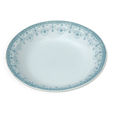 Large round ironstone serving dish from the Moulin des Loup earthenware factory