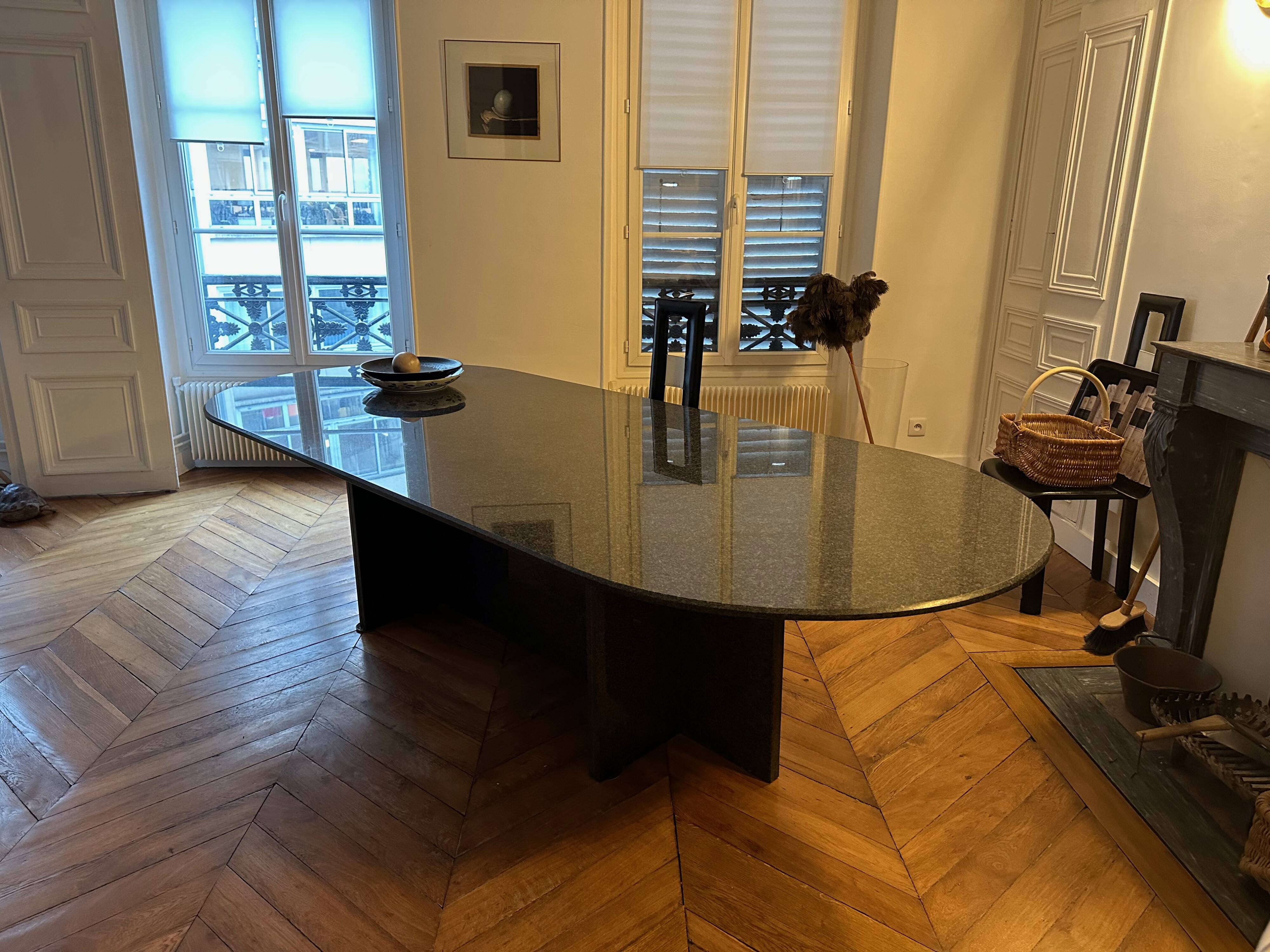 designer granite dining table