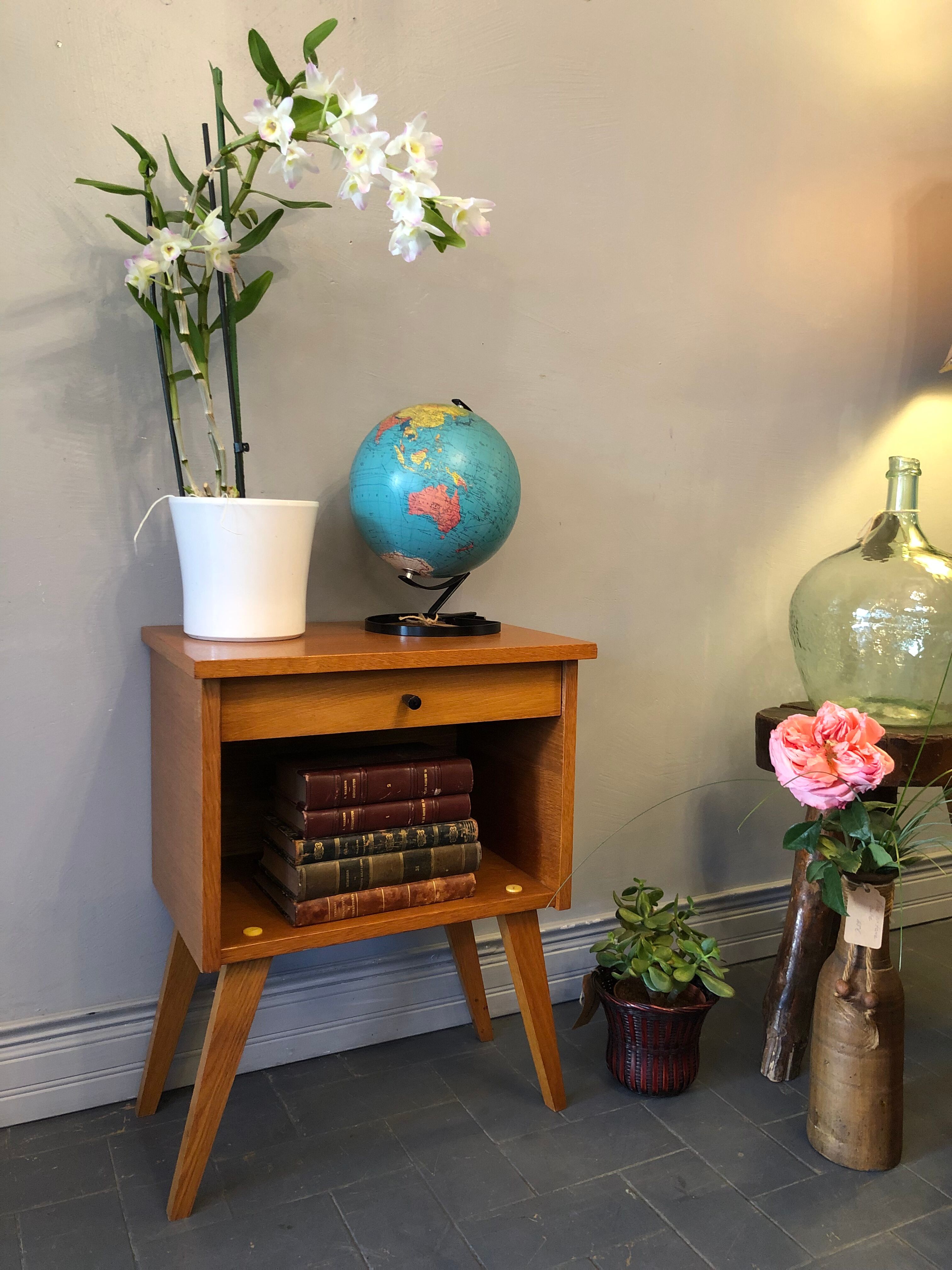 Vintage bedside table