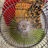Old large zinc basket