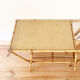 Rattan coffee table from the 50s