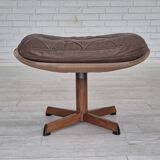 1970s, Danish design by Madsen & Schubell, adjustable footstool, original condition.