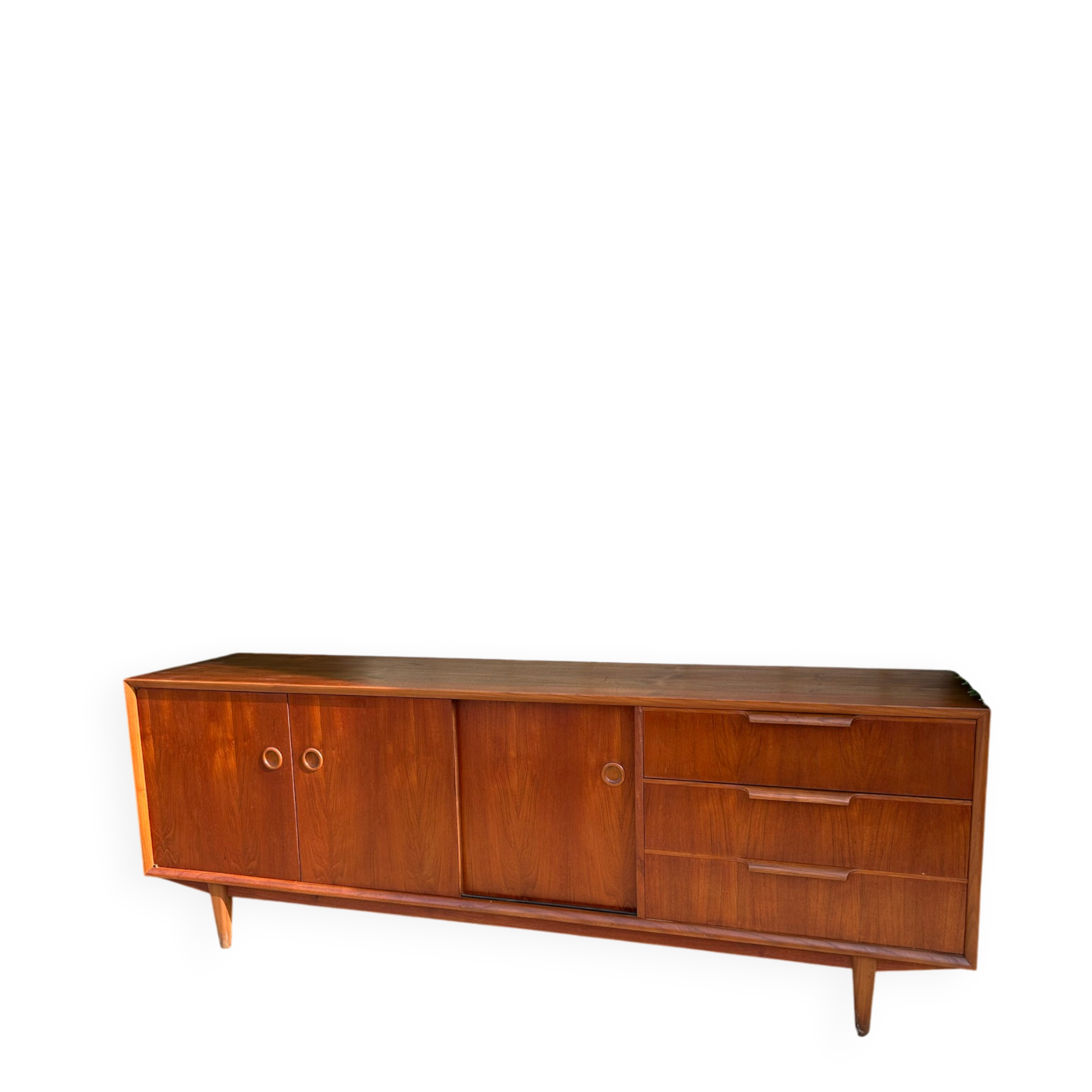 Large vintage Scandinavian sideboard from the 1970s.