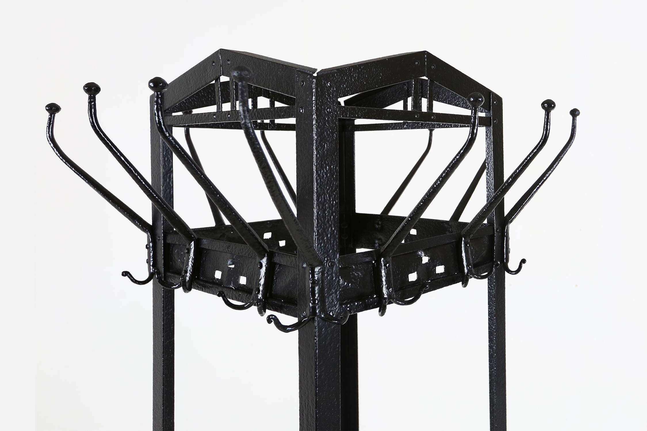 Antique Gustave Serrurier-Bovy Style CoatRack 1905