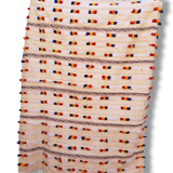 Carpet wool embroidered and pearls, 175 x 222