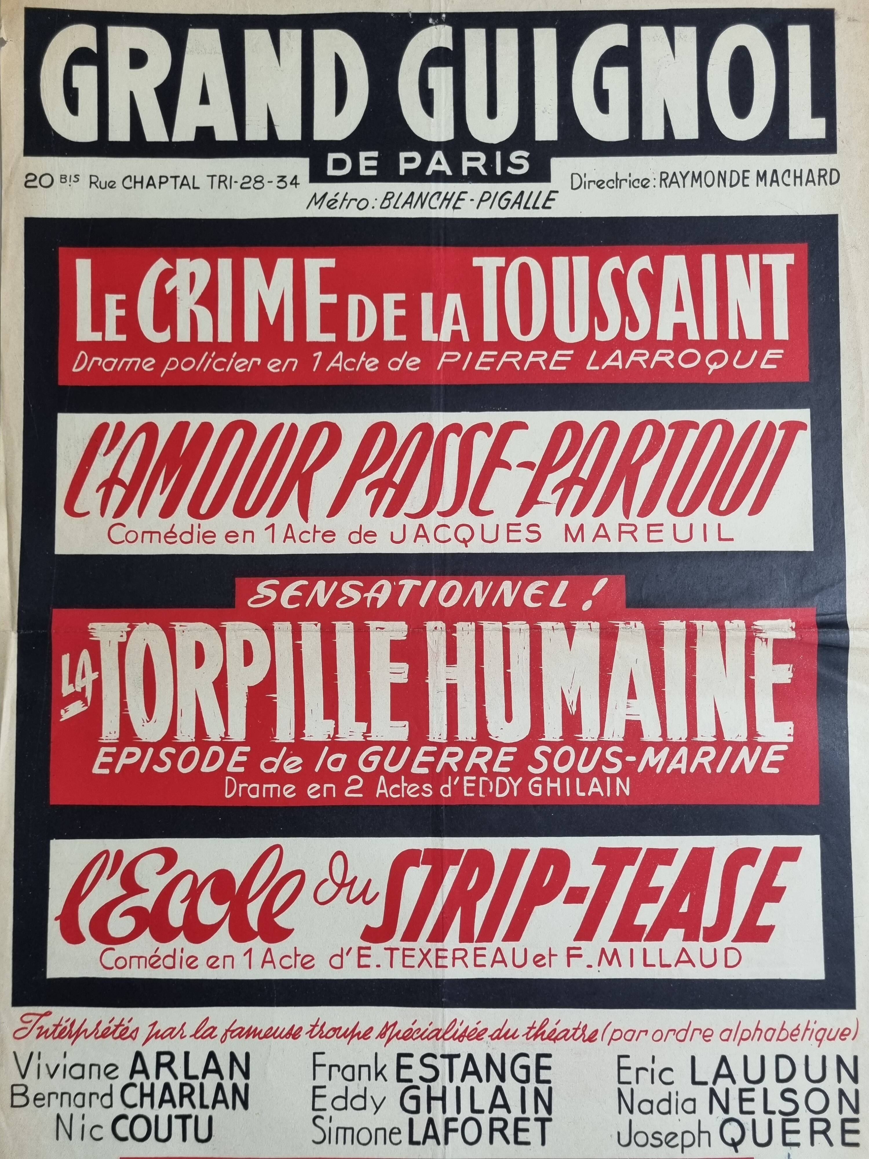 Vintage 50s poster, industrial decor, 38 x 60 cm