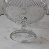 Compotier / servant in molded glass 30s
