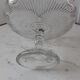 Compotier / servant in molded glass 30s