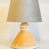 Geometric ceramic lamp by larec 80s