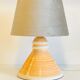 Geometric ceramic lamp by larec 80s