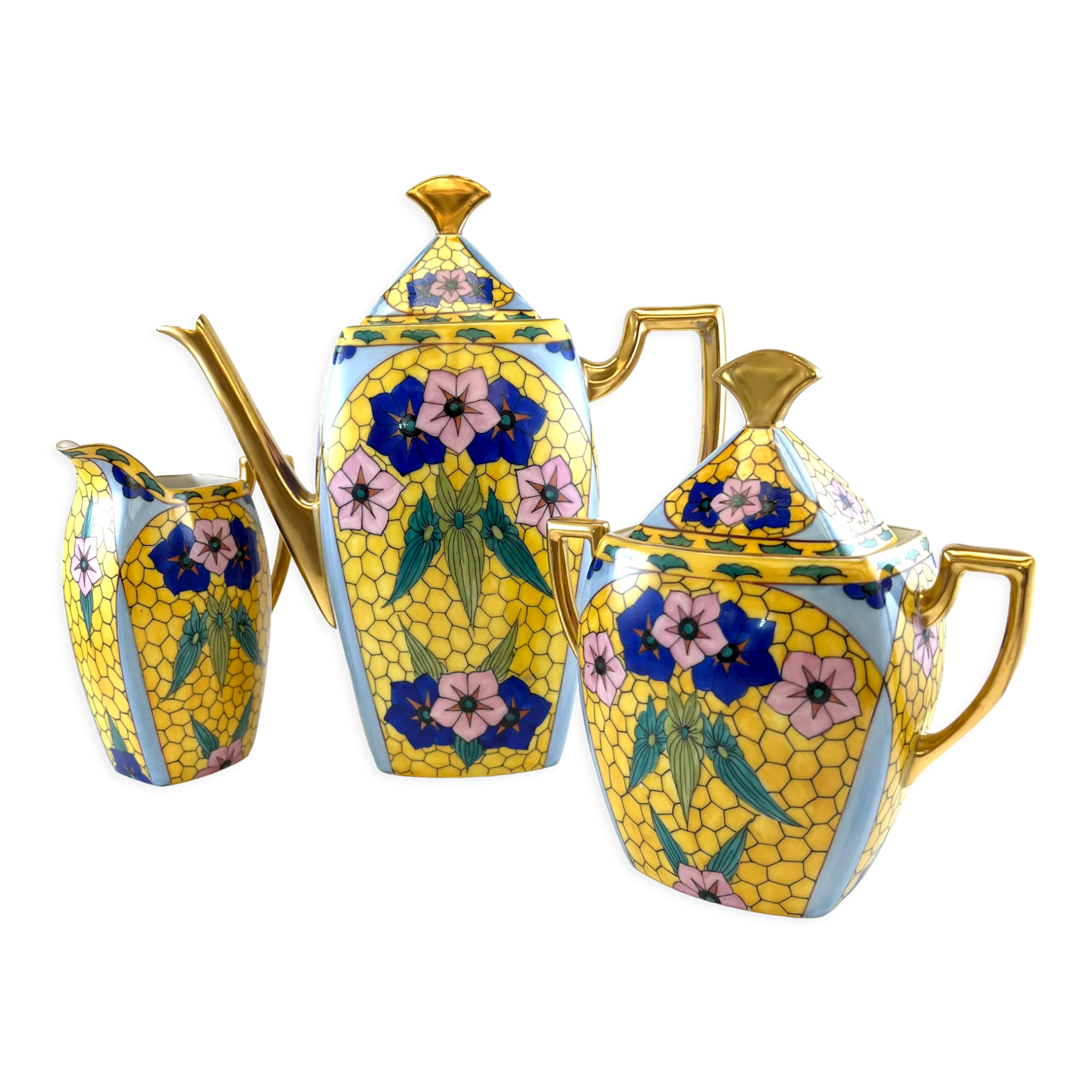 Limoges Madesclaire Porcelain Pourer tea coffee