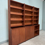 Vintage teak library from the 1960s.