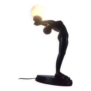 lampe femme art Deco