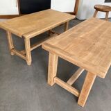 Stripped farm coffee table