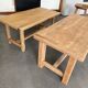 Table basse de ferme décapée