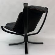 Falcon leather armchair by Sigurd Ressel for Vatne Møbler 1970s