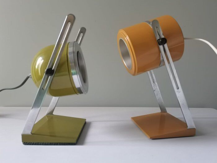 Pair of Italian desk lamps 70 years