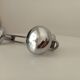 Vintage chrome wall coat rack from the 70s
