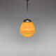 Art Deco Hand Painted Glass Pendant Light, 1930's