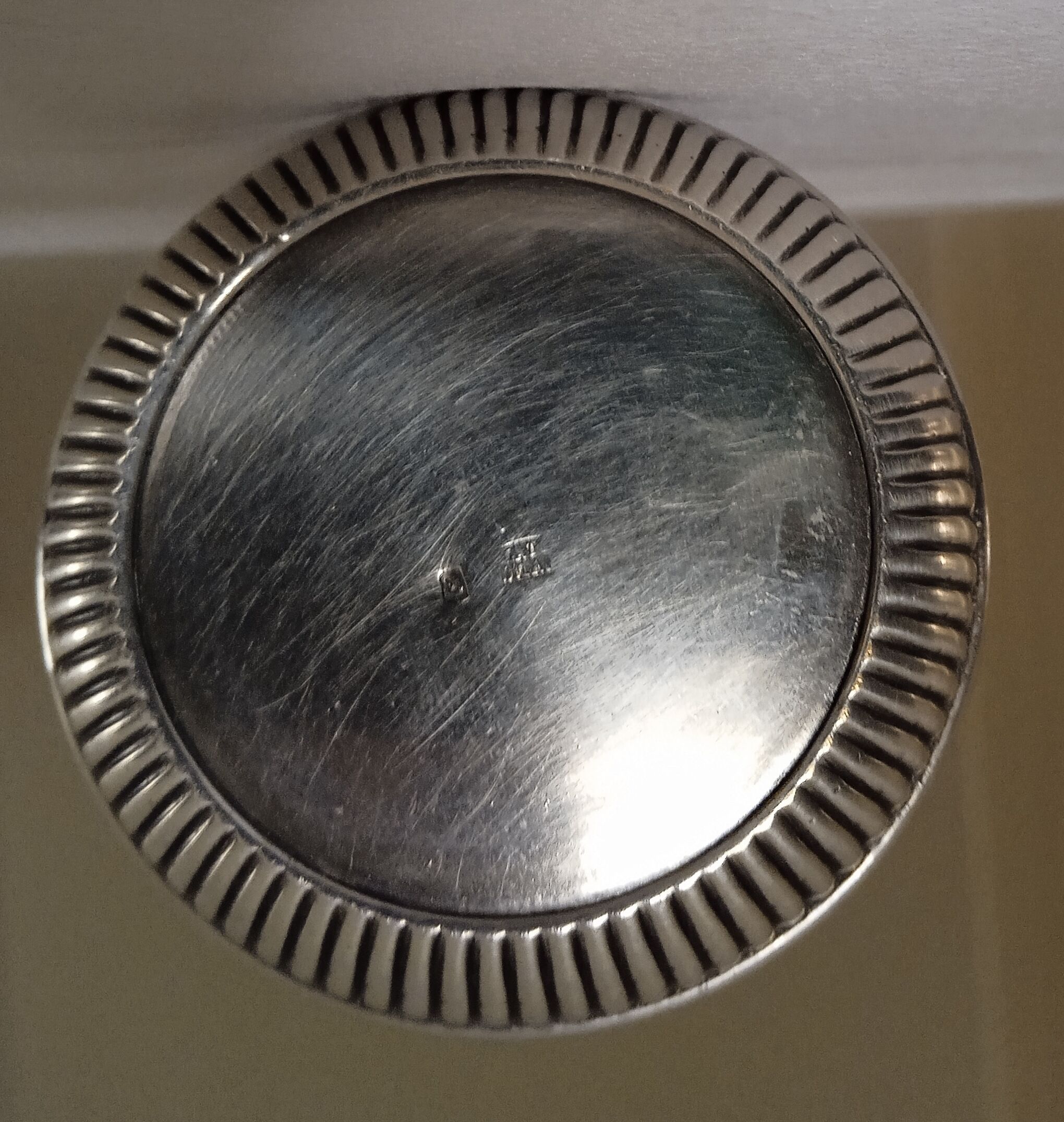 Silver baptism timpani 1950