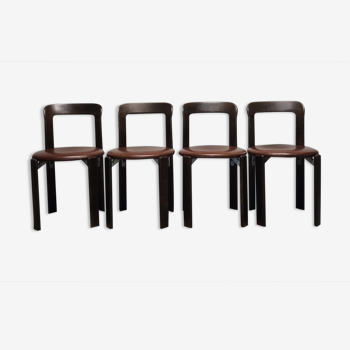 Suite de 4 chaises par Bruno Rey