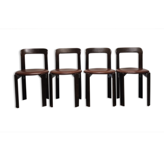 Suite of 4 chairs by Bruno Rey
