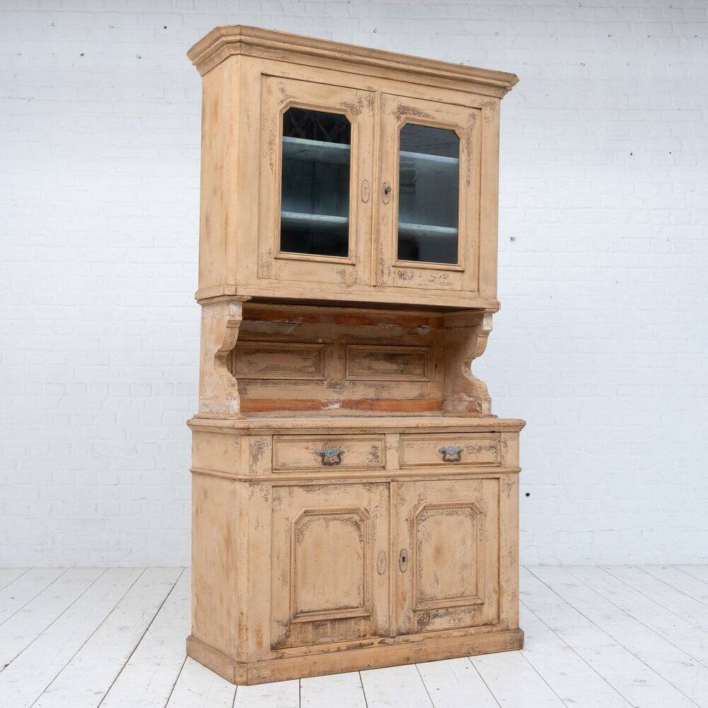 Antique French Two-Part Buffet, 1880