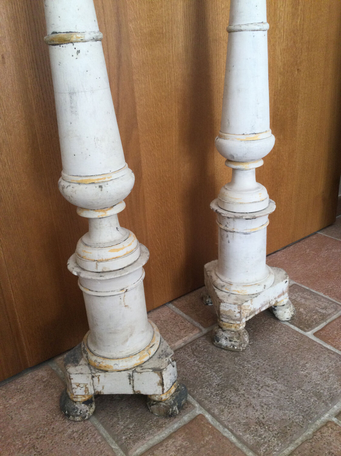 Porte cierges d’église antiques