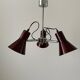 A Space Bordeaux ceiling light with 3 arms, 1970s, Germany