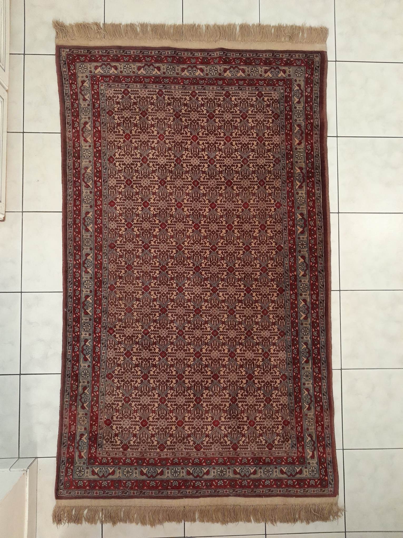 Handmade Persian Bidjar rug 195x115cm