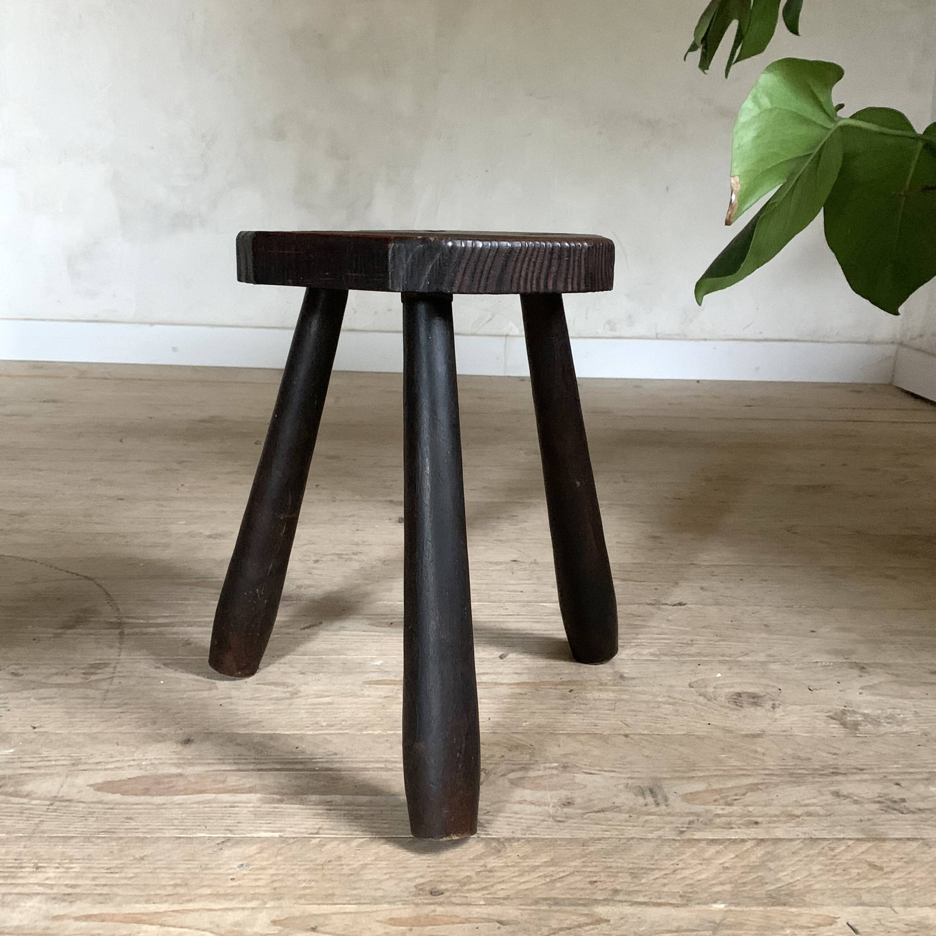 Vintage Brutalism Farm Stool