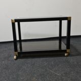 Vintage rolling side table