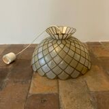 Mother-of-pearl pendant lamp Selency x Monoprix Croisé Laroche