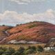 Antique original landscape oil painting, signed countryside art