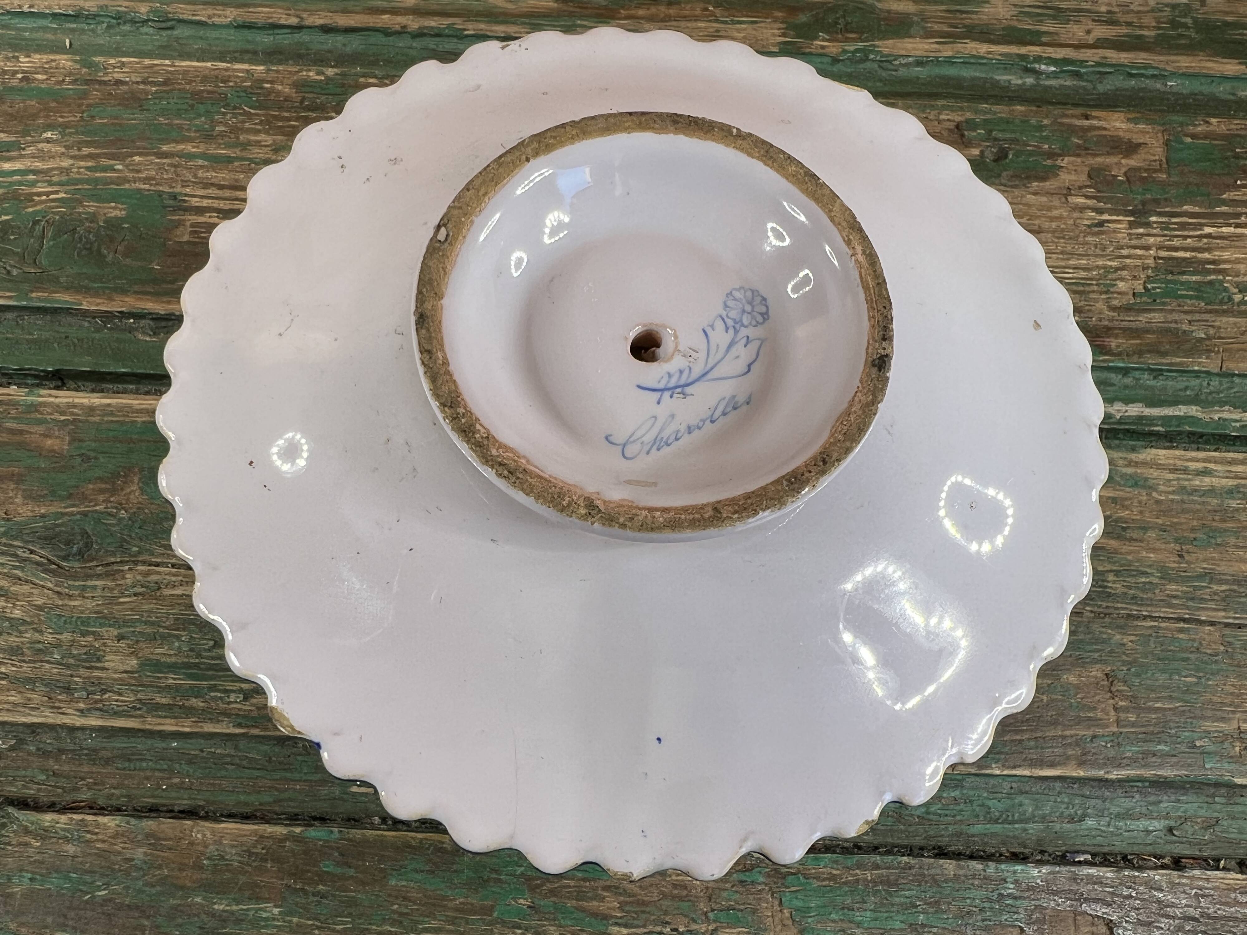 Charolles ceramic hand candle holder