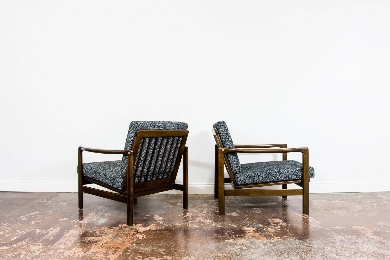 Mid Century Armchairs By Zenon Bączyk, 1960's, Set Of 2