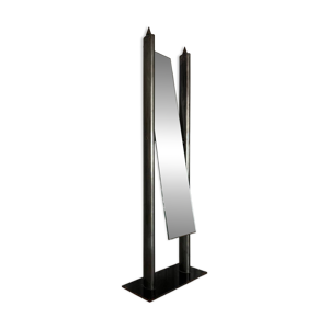 Miroir memphis en pleine