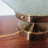 Clichy glass globe laying lamp