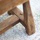 Vintage stool, wooden stool, antique stool, plant stand, small bench
