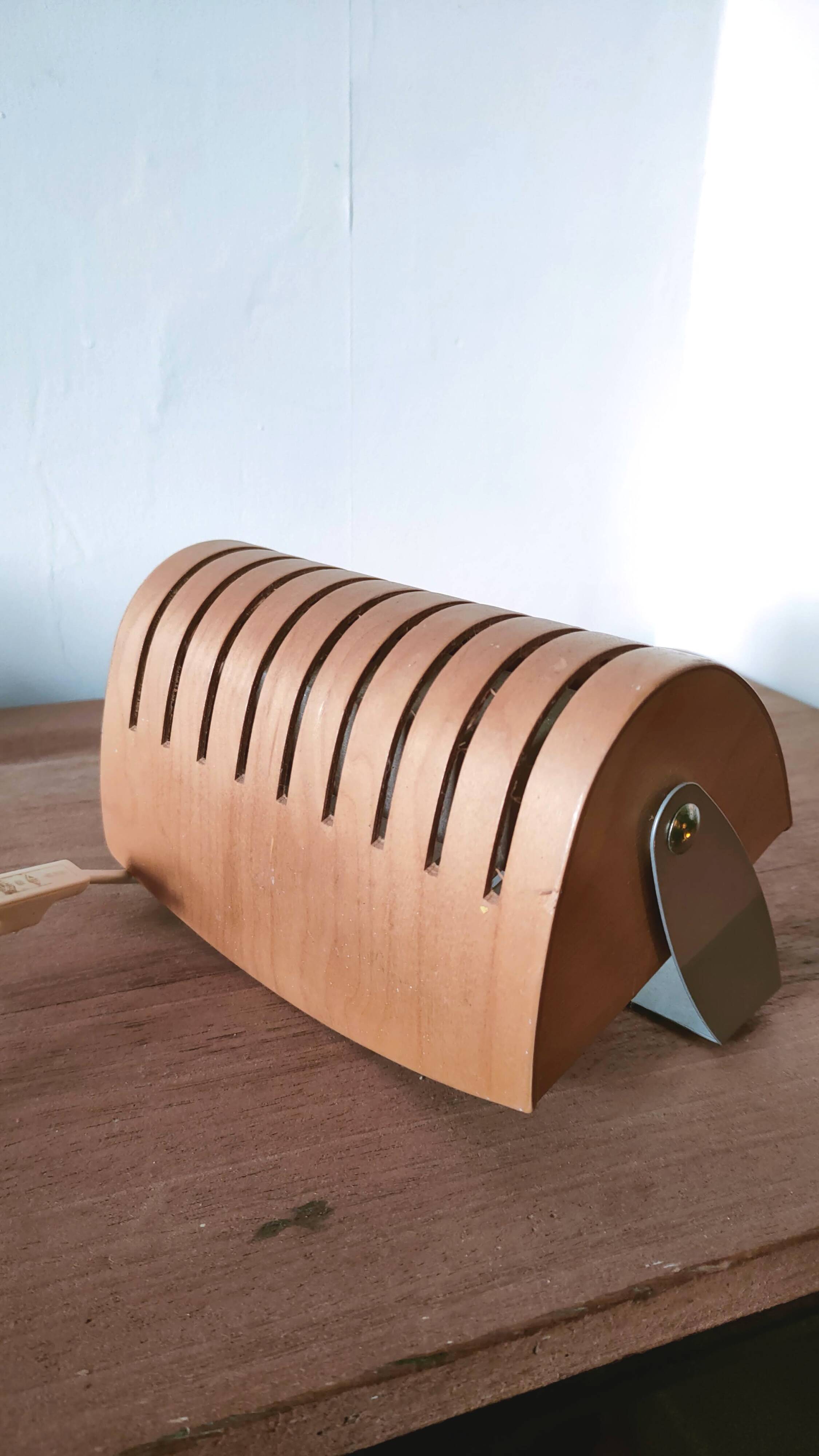 Vintage Ikea wooden wall light from the 90s