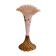 Opaline Vase On Bronze Base, Early 20th Century.
