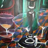 Oil painting on canvas 50s 80/80s