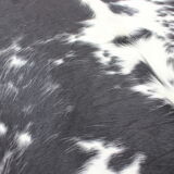 Black & white cowhide rug