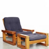 Christer Lundén "Patron" Lounge Chair & Ottoman for Broby Nya Möbler AB