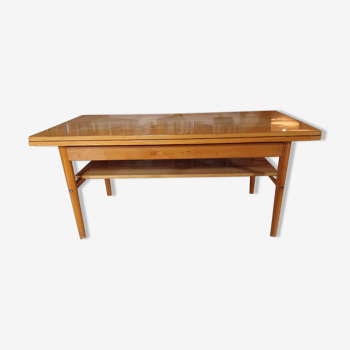 Convertible vintage coffee table