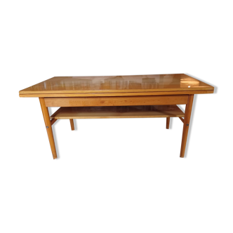 Table basse vintage transformable