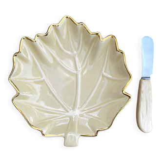 Poët Laval slip leaf butter dish