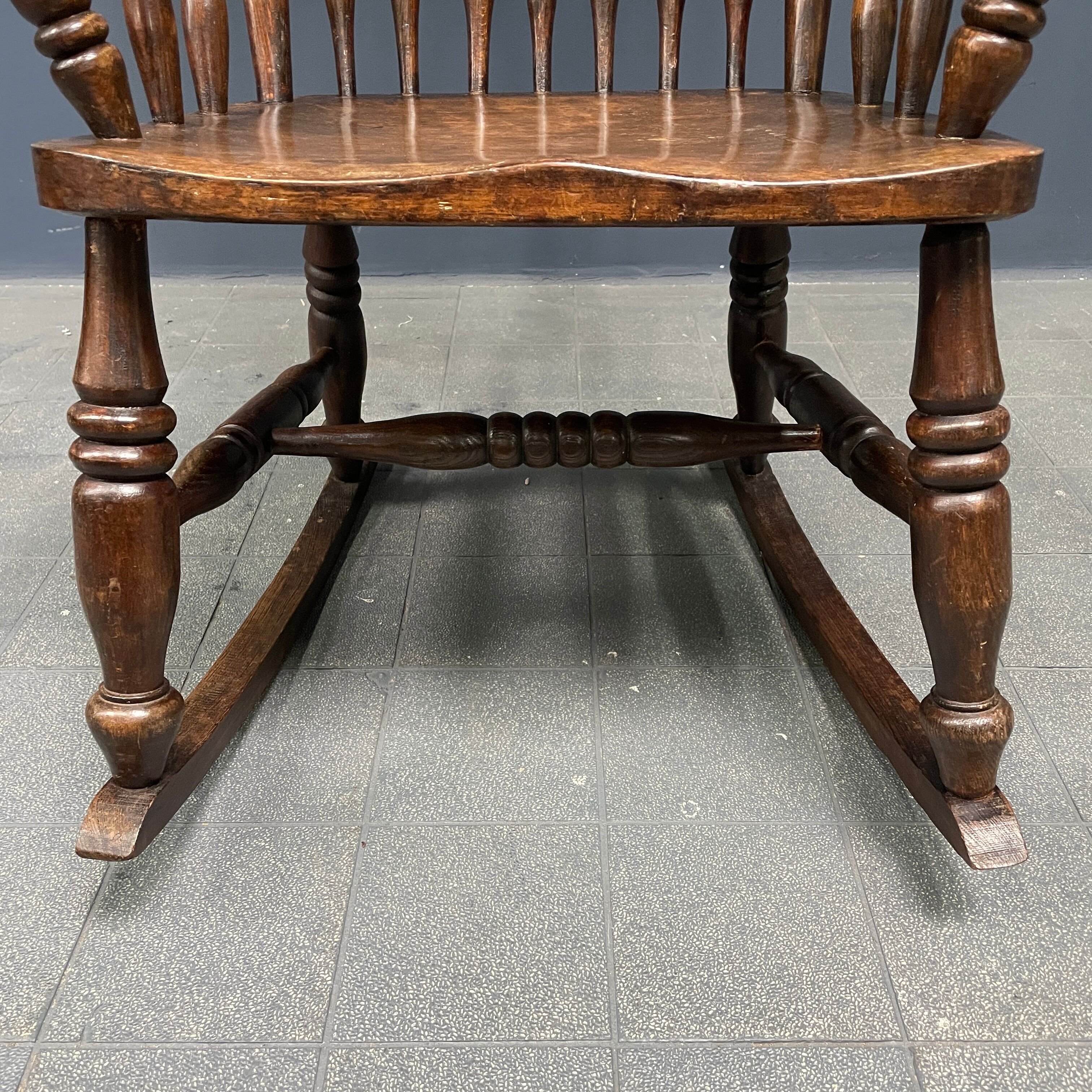 Antique Dutch rocking chair from the early 1900s